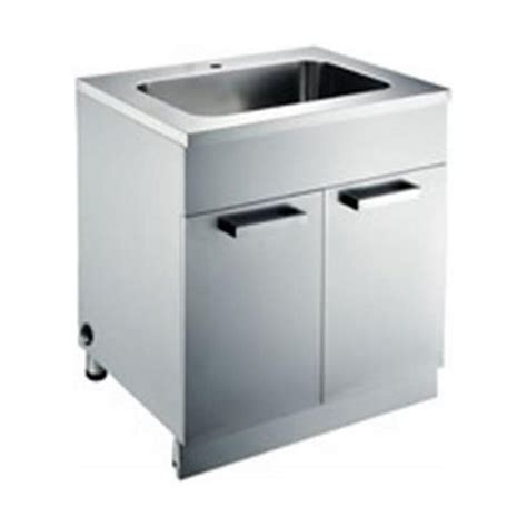 dawn-30-in-stainless-steel-sink-base-cabinet-with-built-in-garbage-can|Dawn Stainless Steel Sink Base Cabinet with Built in .